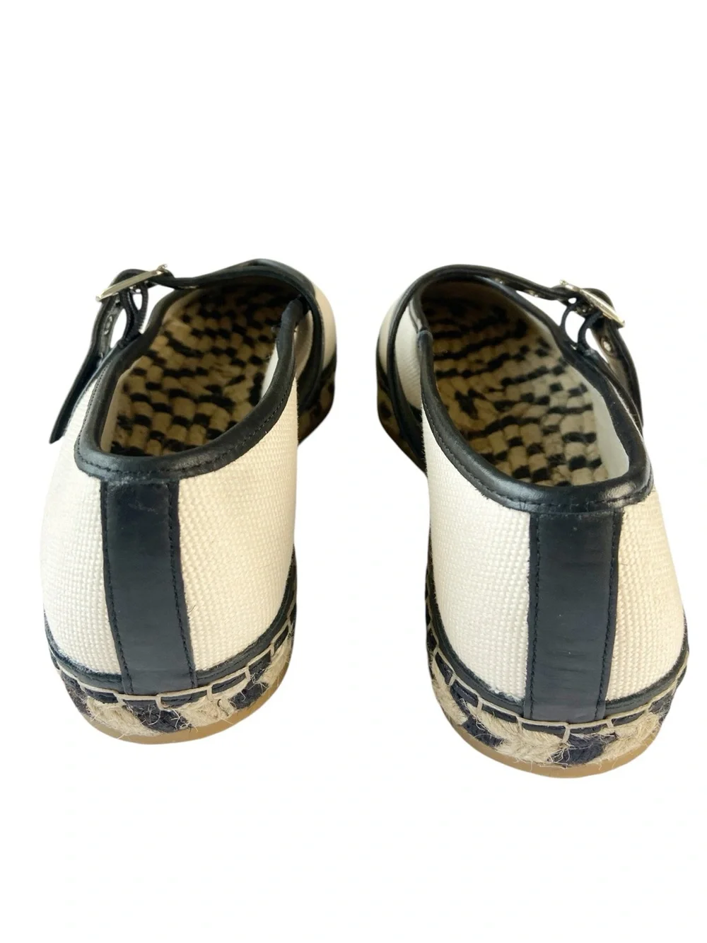 Madewell The Remy Mary Jane Canvas Espadrille Flats Size 8.5 NWT